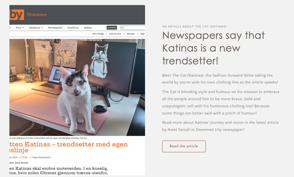 Katinas newspapper
