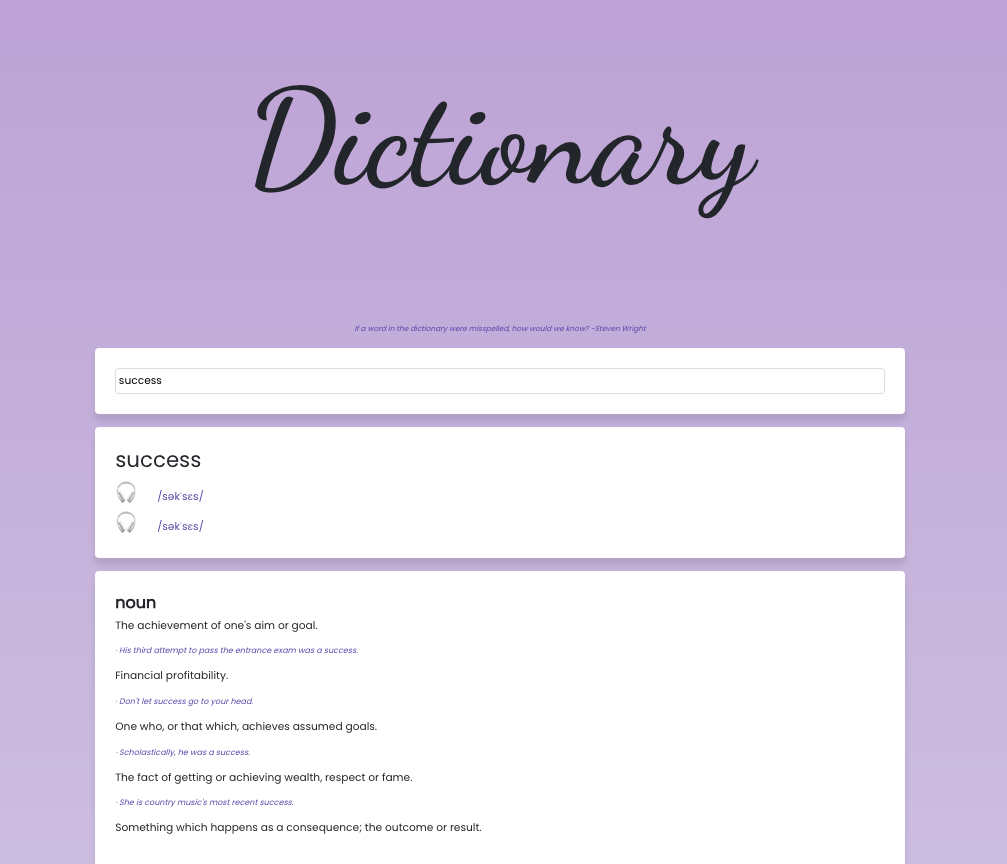 dictionary app