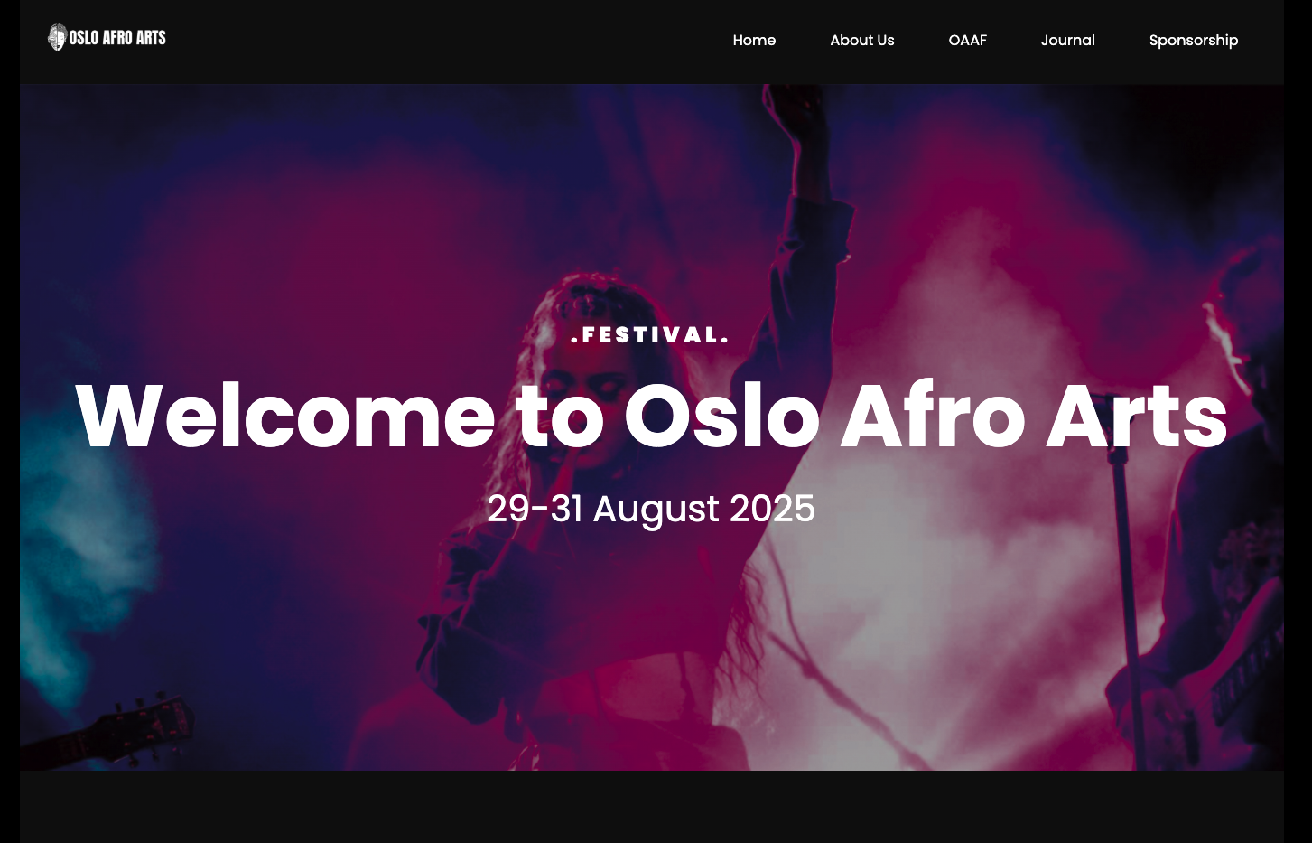 festival website